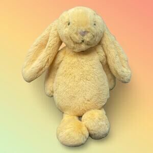 Jellycat Bashful Sunshine Bunny 7” Small Plush Stuffed Animal Retired Yellow